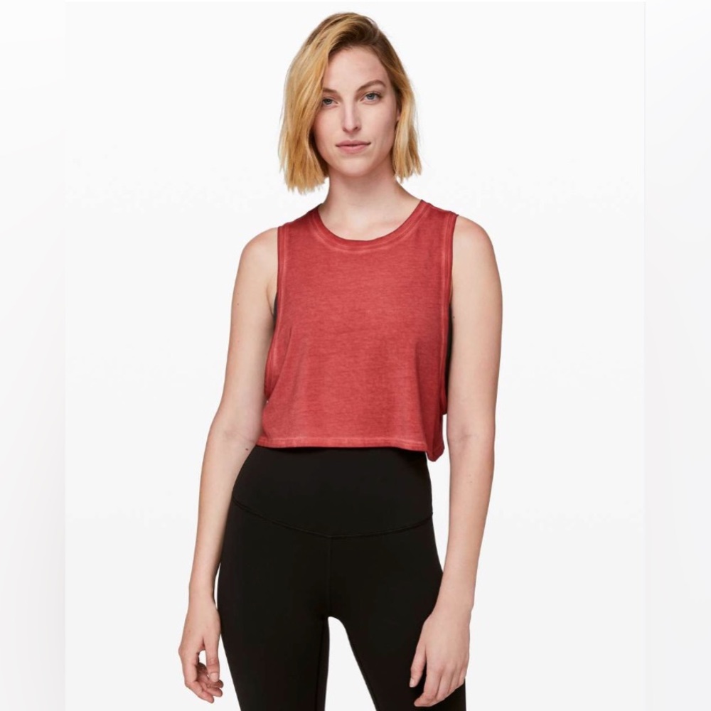 Lululemon muscle love crop tank